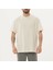 Derneği Hayat Dokunmayla Başlar / Krem Oversize Unisex T-shirt 6