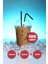 Plastik Milkshake Bardağı + Kapak + Pipet 16 Oz (470 Cc) - 100 Adet 1