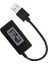 Dc 3-7V LED Ekran USB Voltmetre Ampermetre Volt Akım Kapasite Ölçer Multimetre Micro USB Giriş 3