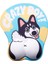Bilek Desteği Jelli Hayvan Mouse Pad Husky Için 3D Pet Mat (Yurt Dışından) 1