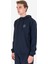 Lacivert Erkek Fermuarlı Kapüşonlu Sweatshirt 23N-1139 3