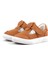 Bheem Hakiki Deri Turuncu Cırtlı Bebek Sneaker Sandalet 3
