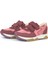 Hakiki Deri Bordo Pembe Kız Çocuk Sneakers Spor Ayakkabı 4