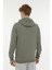 M-SN73 Basıc Hoodie 3fx Haki Erkek Sweatshirt 2