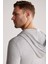 Slim Fit Gri Kapüşonlu Ince Hırka 3