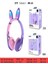 Bugs Bunny Tavşan Kulaklık Bluetooth Mikrofonlu Renkli LED Işıklı Rabbit Kulaklık 5
