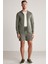 Slim Fit Haki Kapüşonlu Ince Hırka 2