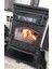 Flame Stove FS-011 Sirius Maxi  3 Camlı Kuzineli Döküm Soba 2