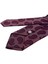Bordo Şal Desen Mendilli Klasik Kravat KK11880 3