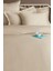 Simply Orchid Beige Çift Kişilik %100 Pamuk Saten Nevresim Takımı 2