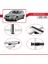 Volvo XC70 (Us) 2008-2016 Arası ile Uyumlu Basıc Model Ara Atkı Tavan Barı Gri 3 Adet 4
