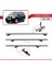 Vauxhall Frontera 1992-1998 Arası ile Uyumlu Basıc Model Ara Atkı Tavan Barı Gri 3 Adet 5