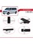 Volkswagen Caravelle (T6) 2015 ve Sonrası ile Uyumlu Basıc Model Ara Atkı Tavan Barı Siyah 4 Adet 4