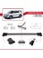 Ssangyong Tivoli Xlv 2016 ve Sonrası ile Uyumlu Fly Model Ara Atkı Tavan Barı Gri 3