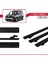 Renault Kangoo 2008-2020 Arası ile Uyumlu Basıc Model Ara Atkı Tavan Barı Siyah 3 Adet 3