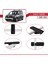Renault Kangoo 2008-2020 Arası ile Uyumlu Basıc Model Ara Atkı Tavan Barı Siyah 3 Adet 4