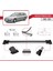Nissan Primera (W11) 1998-2001 Arası ile Uyumlu Fly Model Ara Atkı Tavan Barı Gri 3