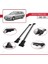 Nissan Primera (W11) 1998-2001 Arası ile Uyumlu Fly Model Ara Atkı Tavan Barı Gri 4