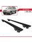 Kia Sportage 2004-2008 Arası ile Uyumlu Hook Model Anahtar Kilitli Ara Atkı Tavan Barı Siyah 4