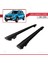 Dacia Sandero Stepway 2012-2020 Arası ile Uyumlu Hook Model Anahtar Kilitli Ara Atkı Tavan Barı Siyah 3