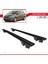 Ford Grand C-Max 2015-2019 Arası ile Uyumlu Hook Model Anahtar Kilitli Ara Atkı Tavan Barı Siyah 4
