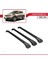 Nissan Murano (Z51) 2008-2014 Arası ile Uyumlu Ace-1 Ara Atkı Tavan Barı Siyah 3 Adet Bar 3