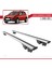 Dacia Sandero Stepway 2008-2012 Arası ile Uyumlu Hook Model Anahtar Kilitli Ara Atkı Tavan Barı Gri 4