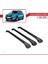 Dacia Sandero Stepway 2012-2020 Arası ile Uyumlu Ace-1 Ara Atkı Tavan Barı Siyah 3 Adet Bar 3