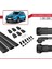 Dacia Sandero Stepway 2012-2020 Arası ile Uyumlu Ace-1 Ara Atkı Tavan Barı Siyah 3 Adet Bar 5
