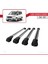 Ford Tourneo Courier 2014-2017 Arası ile Uyumlu Ace-1 Ara Atkı Tavan Barı Gri 4 Adet Bar 3