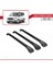 Ford Tourneo Courier 2014-2017 Arası ile Uyumlu Ace-1 Ara Atkı Tavan Barı Siyah 3 Adet Bar 3