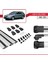 Audi A4 Avant (B5) 1996-2001 Arası ile Uyumlu Ace-1 Ara Atkı Tavan Barı Gri 3 Adet Bar 5
