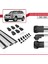 Toyota Land Cruiser Prado (J120) 2002-2009 Arası ile Uyumlu Ace-1 Ara Atkı Tavan Barı Gri 3 Adet Bar 5