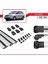 Kia Carens 2002-2006 Arası ile Uyumlu Ace-1 Ara Atkı Tavan Barı Gri 3 Adet Bar 5