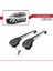 Dacia Logan Mcv 2007-2012 Arası ile Uyumlu Ace-1 Ara Atkı Tavan Barı Gri 4