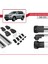 Toyota Land Cruiser Prado (J150) 2009 ve Sonrası ile Uyumlu Ace-1 Ara Atkı Tavan Barı Gri 5