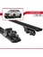 Hyundai Tucson 2015-2021 Arası ile Uyumlu Hook Model Anahtar Kilitli Ara Atkı Tavan Barı Siyah 5