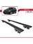 Bmw X1 (E84) 2009-2014 ve Arası ile Uyumlu Hook Model Anahtar Kilitli Ara Atkı Tavan Barı Siyah 4
