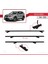 Nissan Rogue 2014-2020 Arası ile Uyumlu Basıc Model Ara Atkı Tavan Barı Siyah 3 Adet 5
