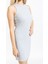 Bisiklet Yaka Fitilli Basic Mini Elbise, Orijinal Elbise, Günlük Rahat Elbise, Esnek Elbise 4