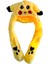 Pikaçu Taç Pelüş LED Işıklı Pikachu Şapka Hareketli Kulaklı Oyuncak Pokemon 60CM 1