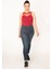 Kadın Lacivert 5 Cep Likralı Süper Skinny Jean Pantolon 65N35381 1