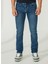 Armani Exchange Normal Bel Normal Indigo Erkek Denim Pantolon 8NZJ13 1500-INDIGO Denım 3