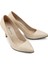 Bej Rengi Hasır Desen Kadın Stiletto - 02029ZBEJM05 1