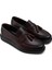 Deri Bordo Comfort Erkek Loafer - 01587MBRDP03 2