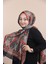 SİYAH Siyane Scarf Şal Desen Etnik Şal 1