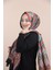 SİYAH Siyane Scarf Şal Desen Etnik Şal 3