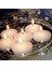 Vıp Dekor Düğün Mumları White Floating Water Candle 24 Adet Beyaz Su Mumu Suda Yüzen Mum Huvuz Mumu 1