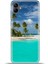 Samsung Galaxy A04 Kılıf Esnek Silikon Kamera Koruma 4K Desenli Özel Tasarım - Bora Bora 1