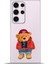 Samsung Galaxy S23 Ultra Kılıf Esnek Silikon Kamera Koruma 4K Desenli Özel Tasarım - Teddy Bear 1